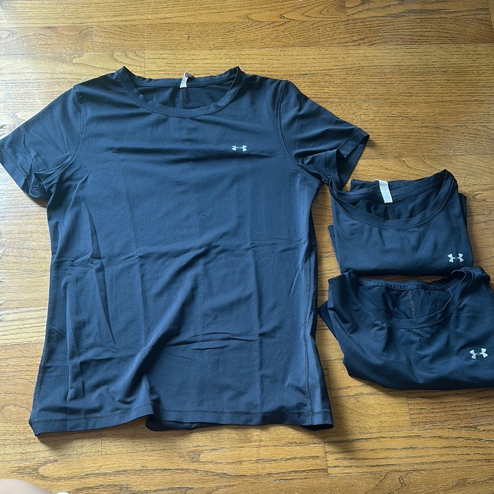 Under Armour 3 Pack - Black Performance Shirt